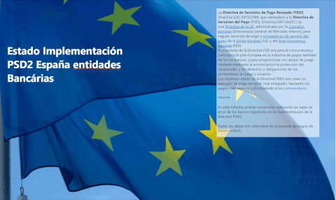 Implantación PSD2 Bancos